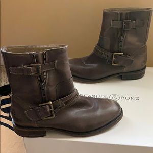 Treasure and Bond short leather riding booties